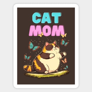 Cat Mom Magnet